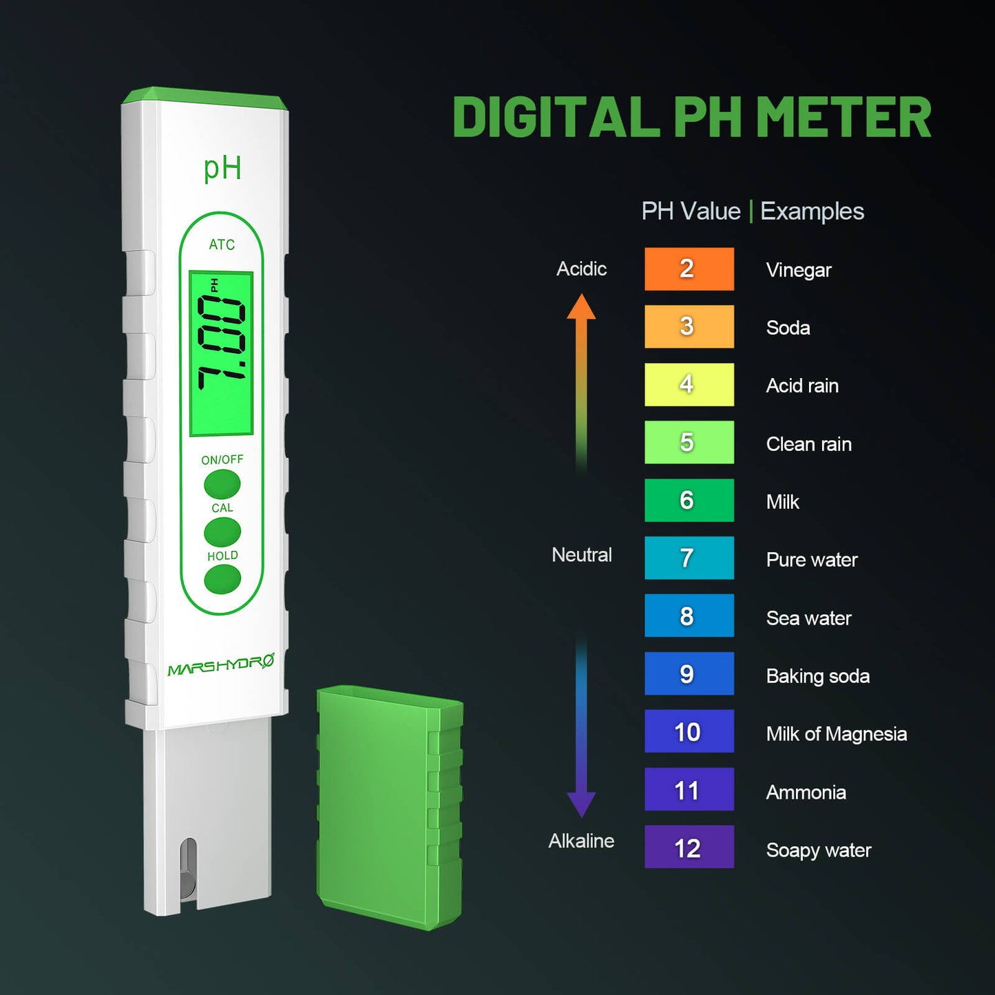 Mars Hydro pH and TDS Meter Combo For Hydroponics